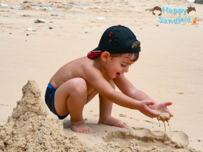 ปราสาททรายในฝันของเด็กน้อย - ขายทรายเด็กเล่น - Happy Sandkid